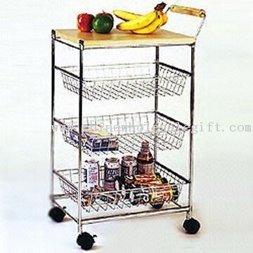 Space-Saving Kitchen Trolley