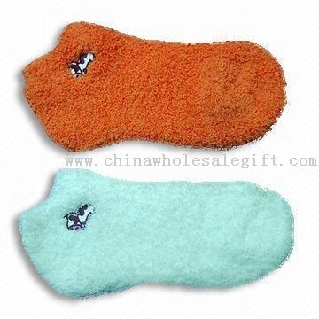 Womens Furry Ankle Socks