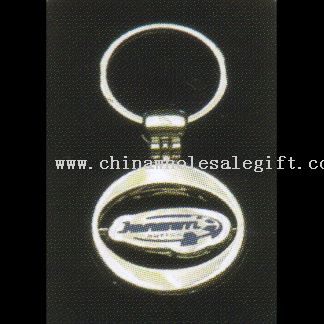 BAR Button Spinning Keyring