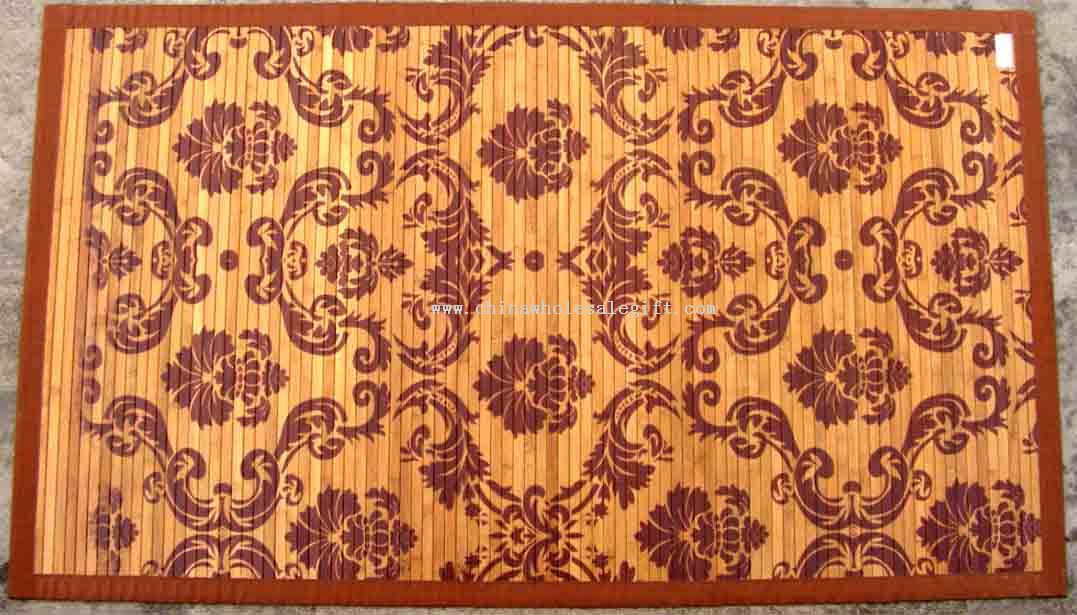 Printing bamboo carpet