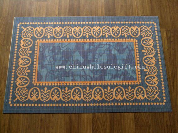 printing bamboo rug