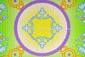 printed bamboo meal mat small picture