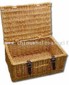 Wicker Closed Basket Hamper small picture