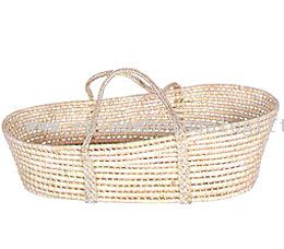 Straw Baby Basket