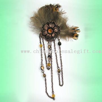 Feather Brooch