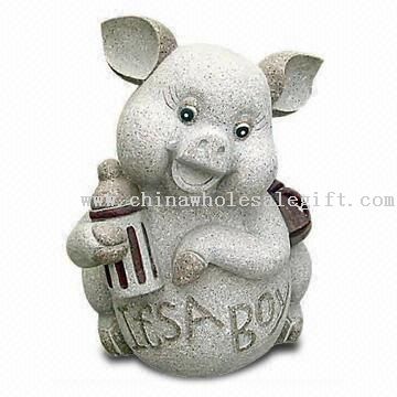 Polished Pig Stone Sculpture