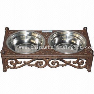 Cast Iron Oblong-shaped Dog Feeder
