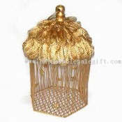 Christmas Metal Wire Box with Exotic Decorations images