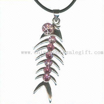 Fish Bone Shaped Pendant