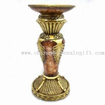 Polyresin Candle Holder