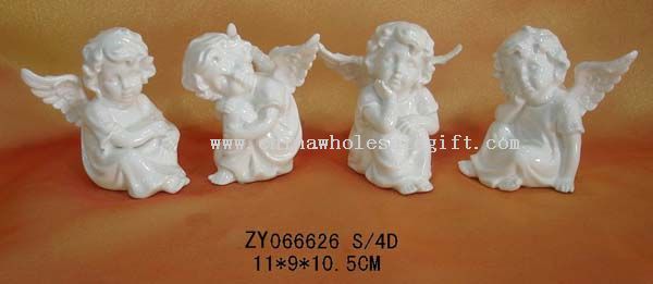 Porcelain angel decoration