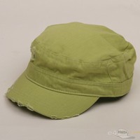 De algodón en espiga Ejército Cap / Lima