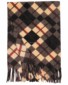 corduroy polar fleece checked scarf small picture