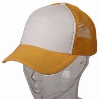 Bavlněné Trucker Cap / zlato bílá