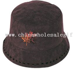 100% Polyester Nachahmung Wildleder ladieshats