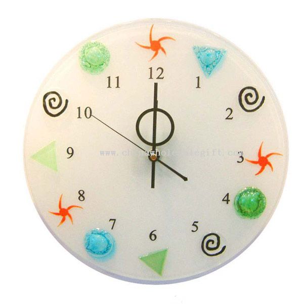 Artistic Glass Wall Clock