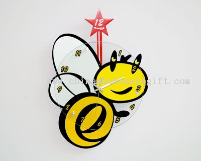 Cartoon wall clock