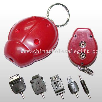 Portable Emergency Mobile Phone Battery Charger Including Five Changeable Plugs