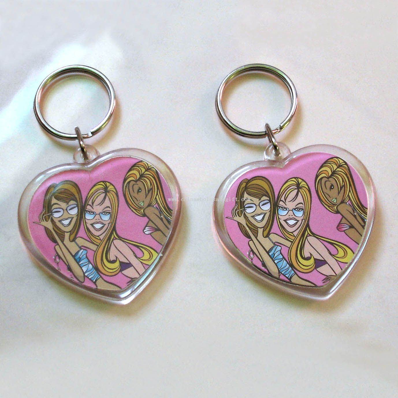 Acrylic Ultrasonic Keychain