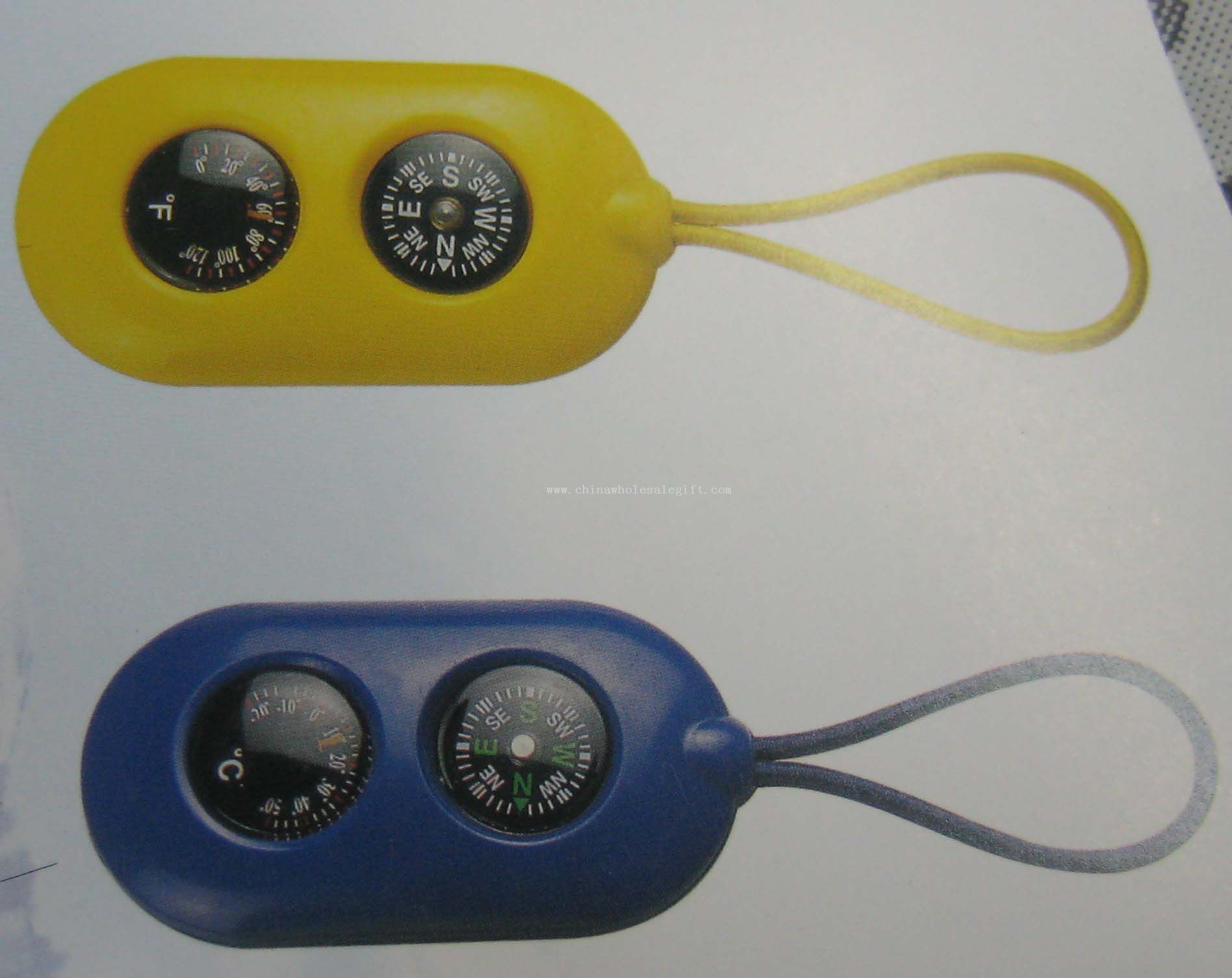 compass keychain