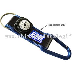 Customs logo Compass keychain