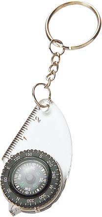 mini compass keychain