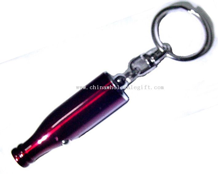 Bottle shape LED keychain flashlight