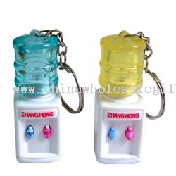 Drinking through keychain
