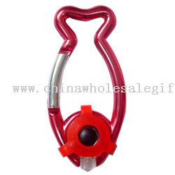 Fish shaped ligh keychain