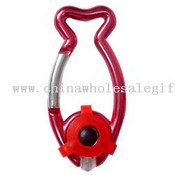 Fish shaped ligh keychain images