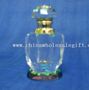 crystal perfume bottle