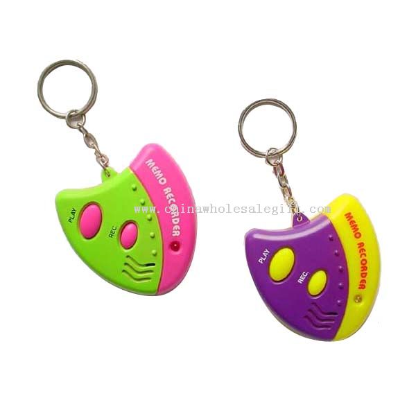 Recorder keychain