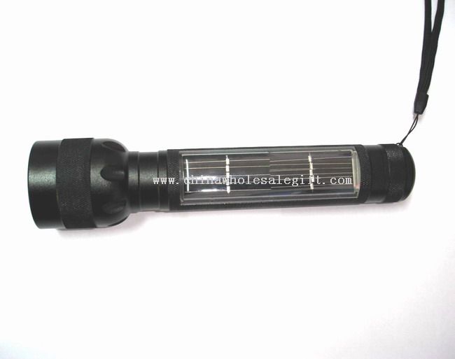 Ultra bright 10 leds solar LED flashlight