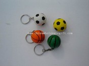 PU basketball key chain images