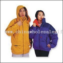 Nylon Taslan / PU einzigen Farbe atmungsaktive Beschichtung Abenteuer Jacke images