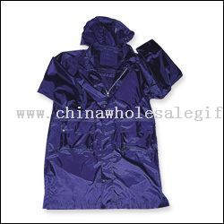 Nylon/PVC dlouhé Rainjacket