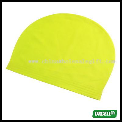 Flessibile in silicone nuotare nuoto Cap - giallo