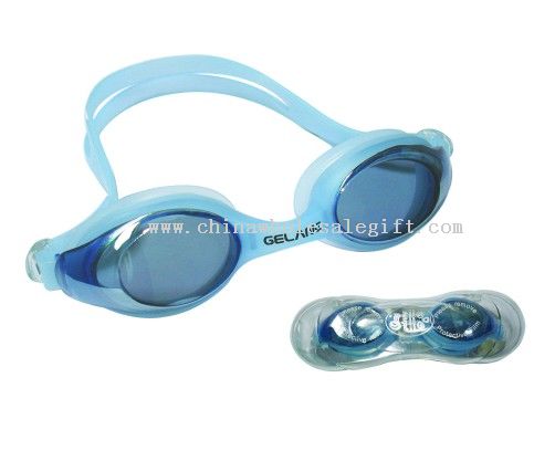 Adultos Anti-Fog Revestimiento de silicona Goggle