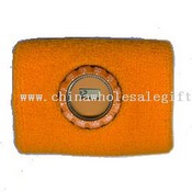 lycra terry wrist bands with watch images
