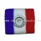 lycra terry wrist bands with watch small picture