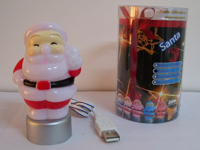 Santa claus USB lommelygte