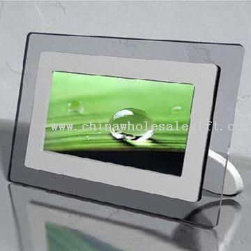 7-inch Digital Photo Frame, com OSD (exibição na tela) e controle remoto