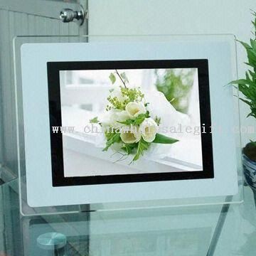 12.1-inch Digital Photo Frame with Bluetooth Function, Supports SD, MS, CF, and MMC Memory Cards