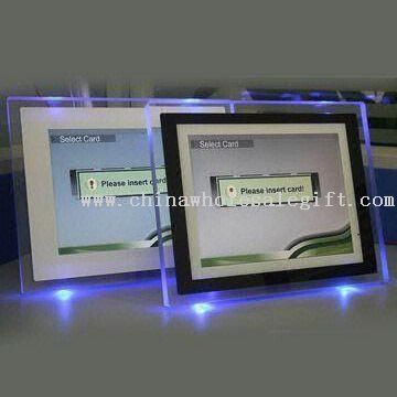 Bingkai foto digital dengan layar LCD TFT 10.4 inci dan lampu LED