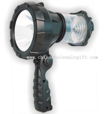 Rechargeable LED Spotlight with camping lantern