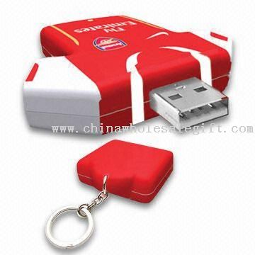 Tissu forme USB Flash Drive avec trousseau