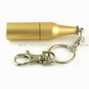Bottle-shaped USB Flash Drive with Keychain images
