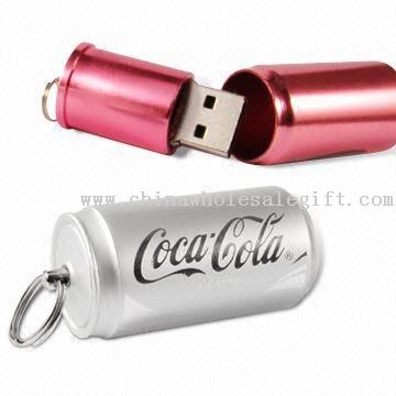 PopCan Flash Drive USB Flash disk s magnetickým zámkem a Mini Key Ring