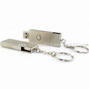 USB Flash Drive anexado com chaveiro