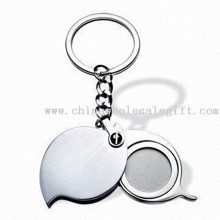 Metal Photo Frame Keychain with Customized Logo images